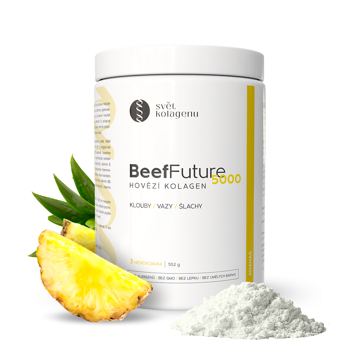 Hovězí kolagen BeefFuture 5000 - ananas